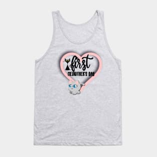First time cat mom Tank Top